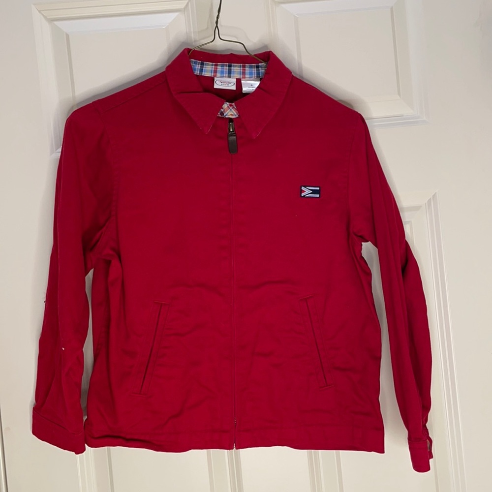 Talbot Kids red chino lightweight jacket